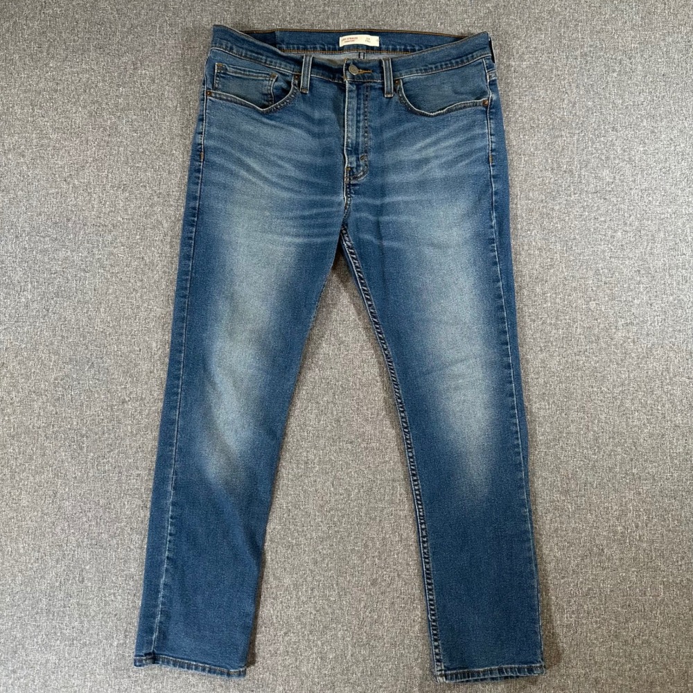 Signature Levi Strauss Slim Fit Jeans Mens 34x30 Medium Wash Blue Denim Pants